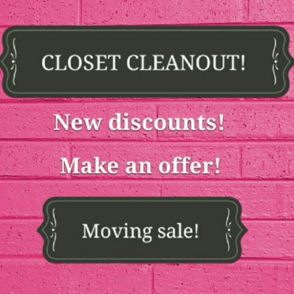 CLEANING OUT MY CLOSET!